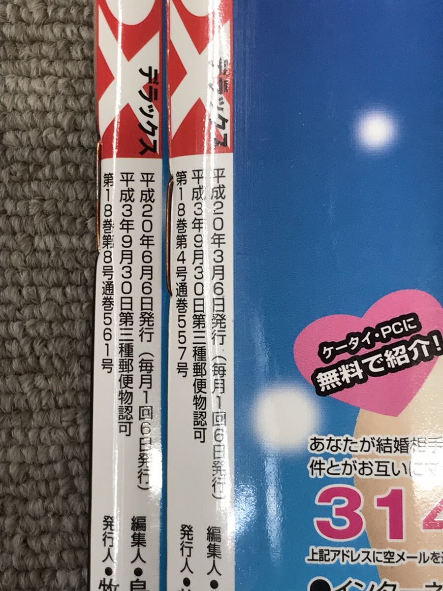 Y あ上★格安スタート★２冊セット　特冊新鮮組DX　2008年　3月/6月　未検品　現状_画像3
