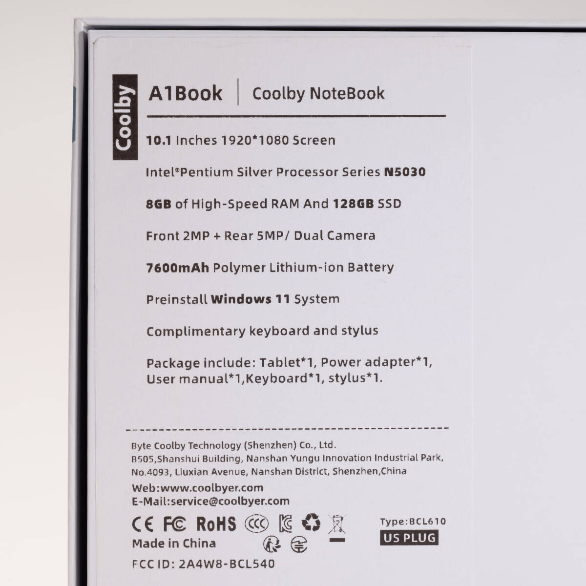 Windows 11 Coolby A1book タブレットPC ノートパソコン PC Pentium 新品未使用 UK1012_画像4