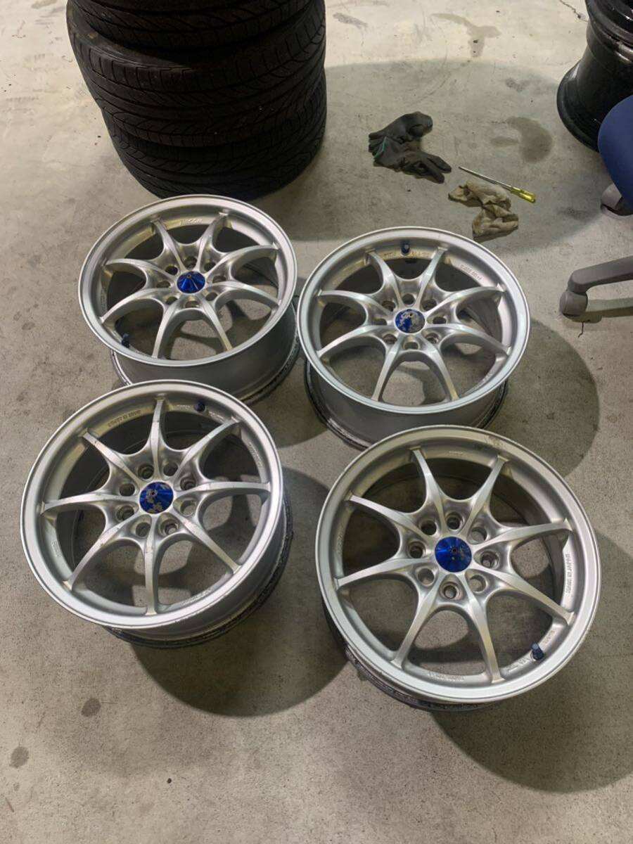 当時物 希少 鍛造 軽量 ホンダ HONDA 無限 MUGEN MF8 16×7J+43 4本セット 114.3 4H シビック インテグラ アコード_画像1