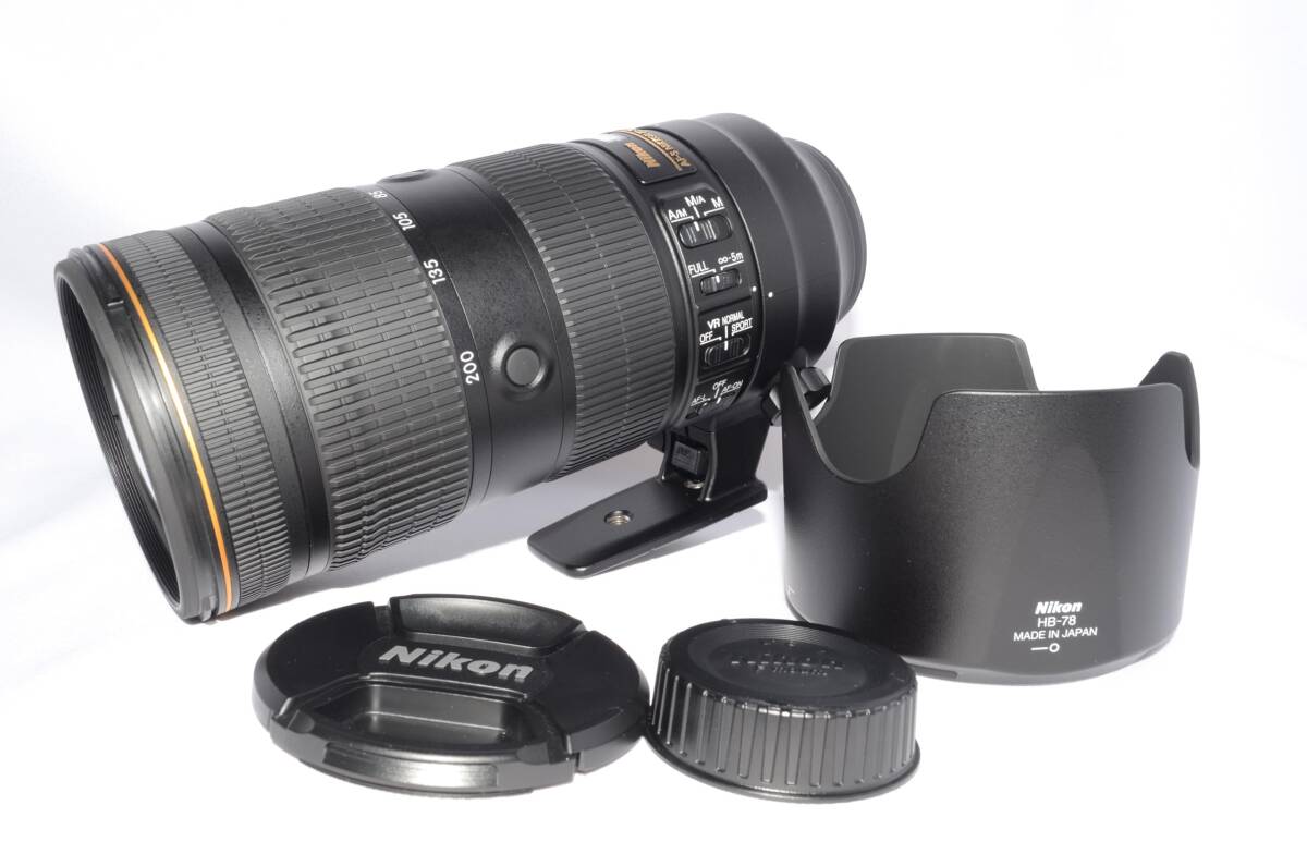 【美品】Nikon AF-S NIKKOR 70-200mm f/2.8E FL ED VR フルサイズ対応 望遠ズームレンズ_画像1