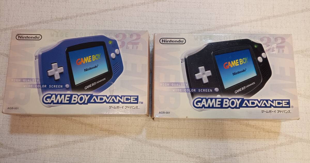 ゲームボーイアドバンス Nintendo ニンテンドー 中古 ジャンク品 GAMEBOYADVANCE 2個セット まとめて ゲーム機 本体の画像1