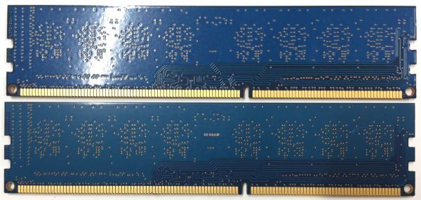 【4GB×2枚組】SKhynix PC3-12800U(PC3-1600) 1R×8 中古メモリー デスクトップ用 DDR3 即決 動作保証【送料無料】_画像3