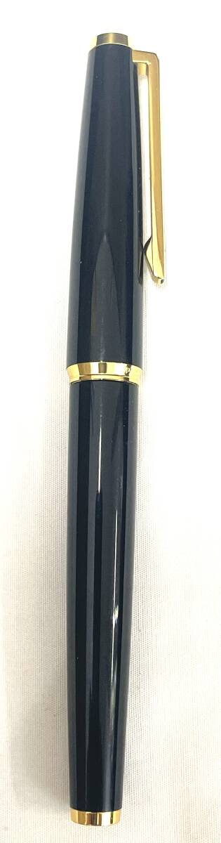 【B】【10558】☆★PILOT　CUSTOM　パイロット　万年筆　14K-585　F　H776　ペン先14K　ブラック　ゴールドカラー　筆記具　現状品★☆_画像7