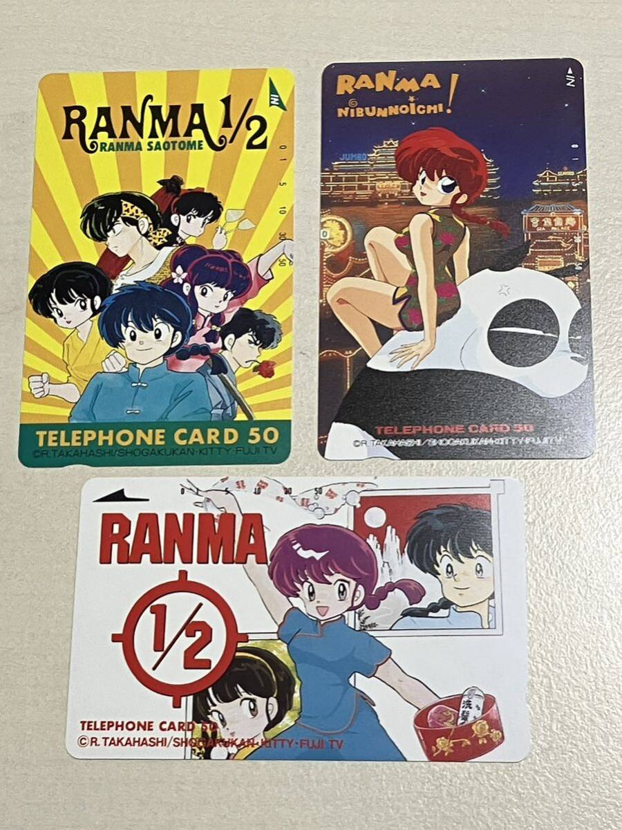  редкость / телефонная карточка / Ranma 1/2/ аниме / манга / не использовался товар / телефонная карточка 