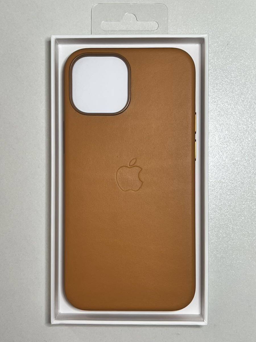 Apple 【アップル 純正 】iPhone 13 mini レザーケース・ゴールデンブラウン ★美品★の画像2
