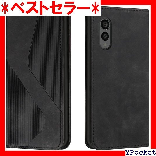 LODROC arrows n f-51c ケース 手 doo au SoftBank ケース 手帳型 - 黒 526の画像1