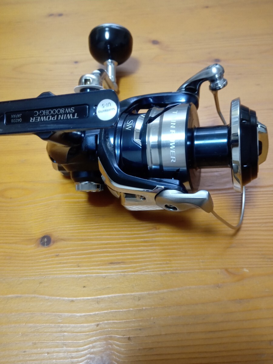 シマノ　21ツインパワーSW8000HG　新品未使用品　ショアジギング、ジギング、青物キャスティングに SHIMANO_画像6