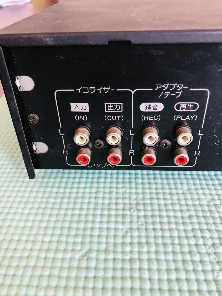 4.10 PIONEER GRAPHIC EQUALIZER MODEL SG-100 グラフィックイコライザー 通電確認品の画像6