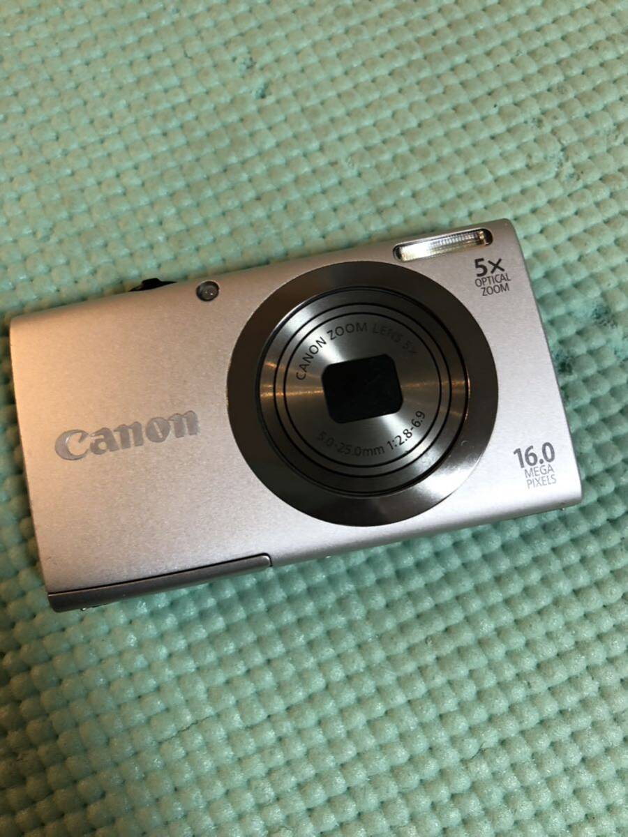 3.6 No.5 でじたコンパクトデジタルカメラ Power Shot A2300 HD Canon PC1732 現状 未確認ジャンクの画像1