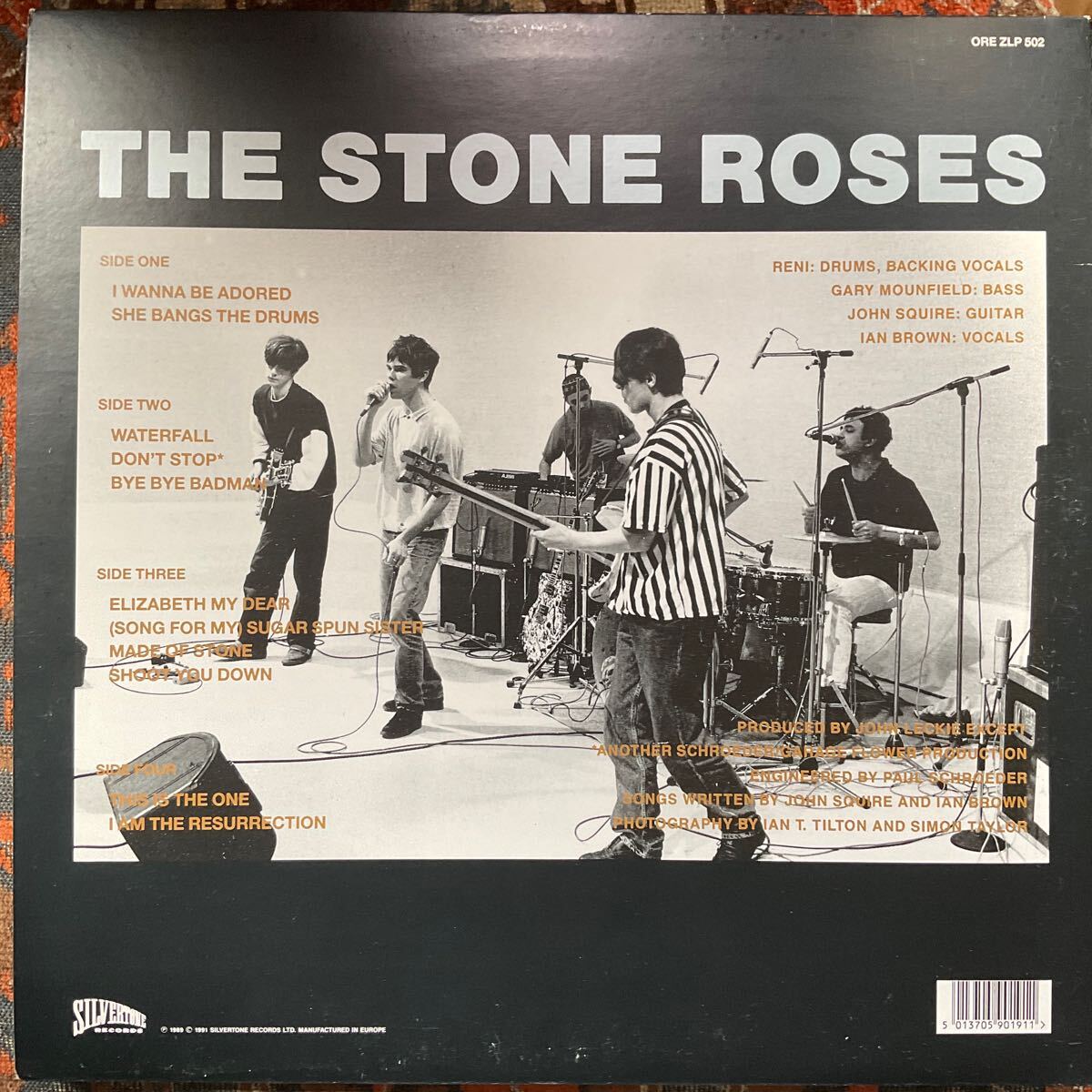 The Stone Roses 1st LP Stone low zez2 sheets set freebie attaching not yet departure table 