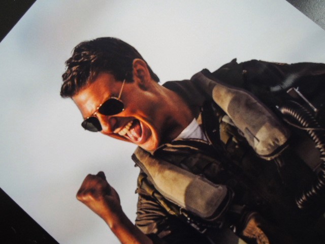 A4 額付き ポスター TOP GUN トムクルーズ Tom Cruise MAVERCIK トップガン USA アメリカ 海軍 ミリタリー 
