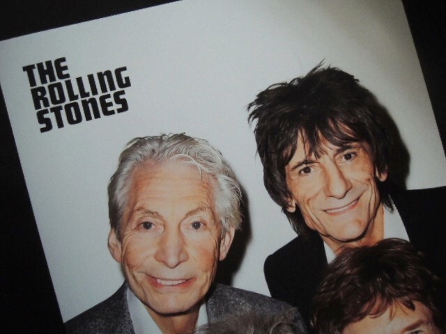 A4 額付き ポスター ローリングストーンズ The Rolling Stones ミックジャガー キースリチャーズ 集合写真 _画像2