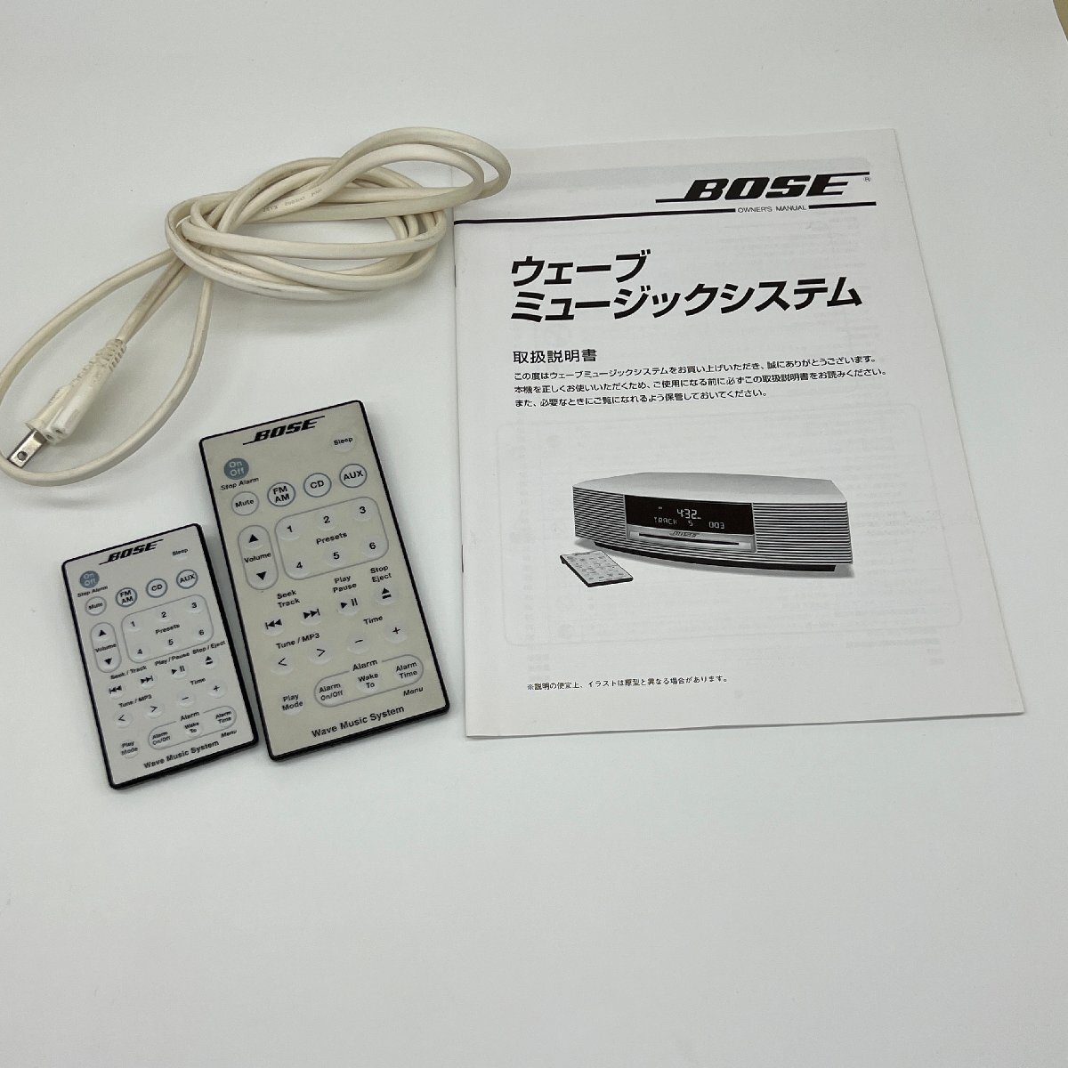 Bose Wave Music System AWRCCC リモコン 台座付きの画像10