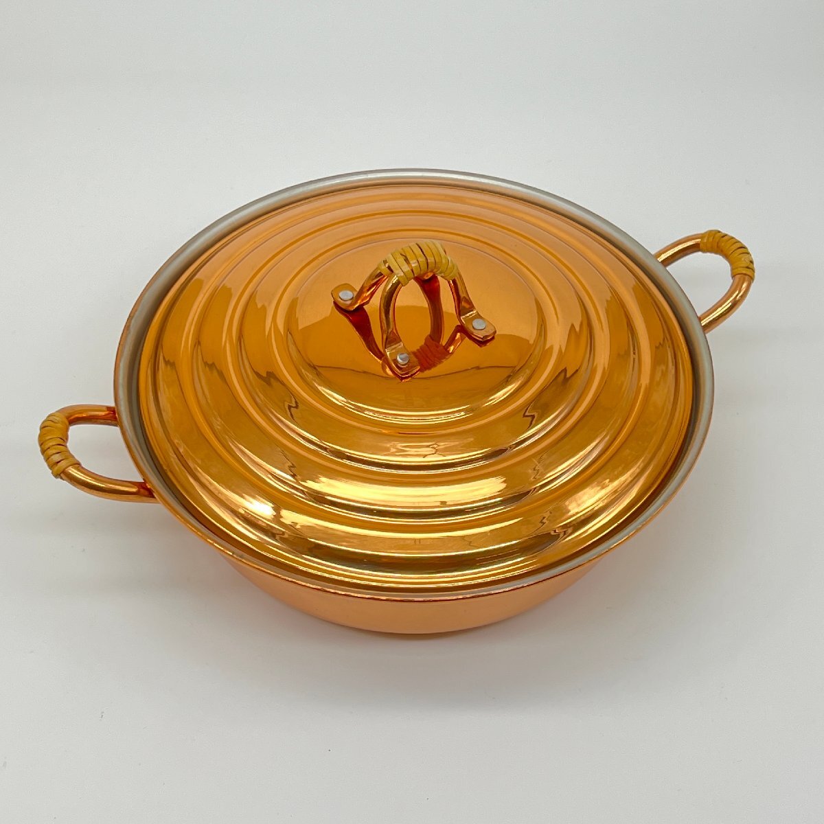銅製 両手鍋 レトロ COPPER 銅鍋の画像1
