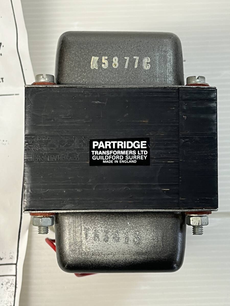 PARTRIDGE/パートリッジ  出力トランス  TK3413 1台  図面付(コピー)  通電未確認  ジャンク扱いでの画像2