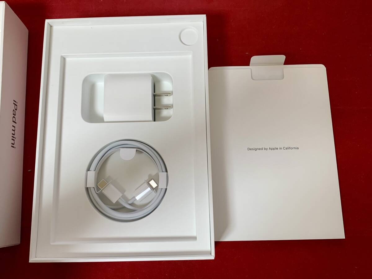  Apple /Apple iPad mini 8.3 дюймовый no. 6 поколение Wi-Fi 64GB MK7M3J/A зарядное устройство * кабель * с коробкой прекрасный товар! 1 иен из!