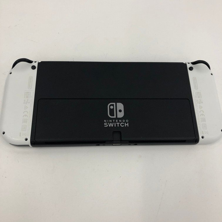  Nintendo switch body Switch Nintendo have machine EL model white case * Joy navy blue * accessory attaching 1 jpy from!