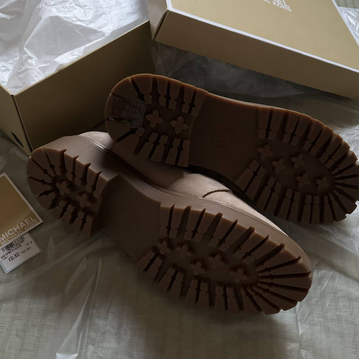 * Michael Kors! Loafer * большой размер 10M(27cm)* новый товар * кожа! Camel! симпатичный!¥30800*