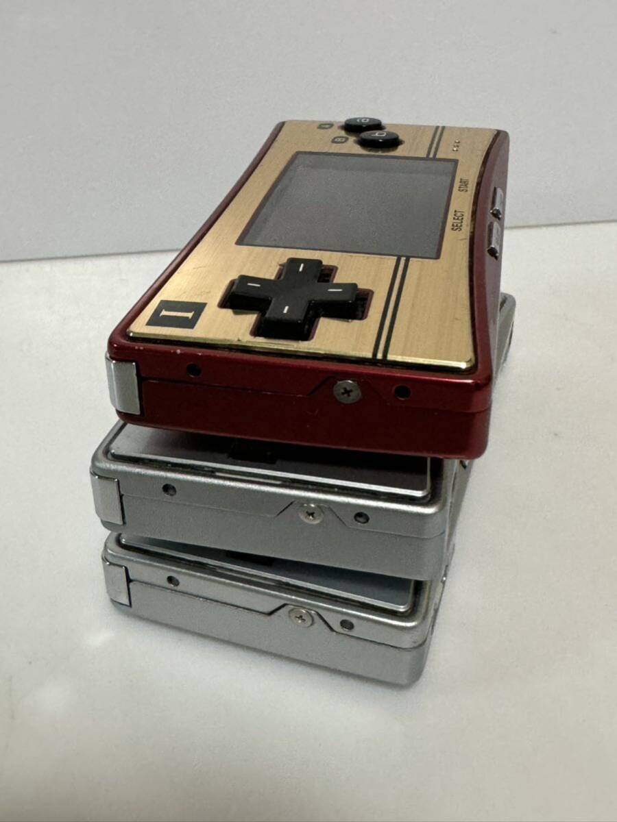  Game Boy Micro 3 pcs. set operation goods ~ with defect goods ~ junk free shipping 