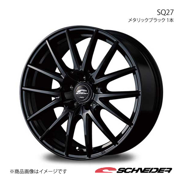 SCHNEIDER/SQ27 IS-F 20系 アルミホイール 1本 【18×8.0J 5-114.3 INSET42 メタリックブラック】_画像1