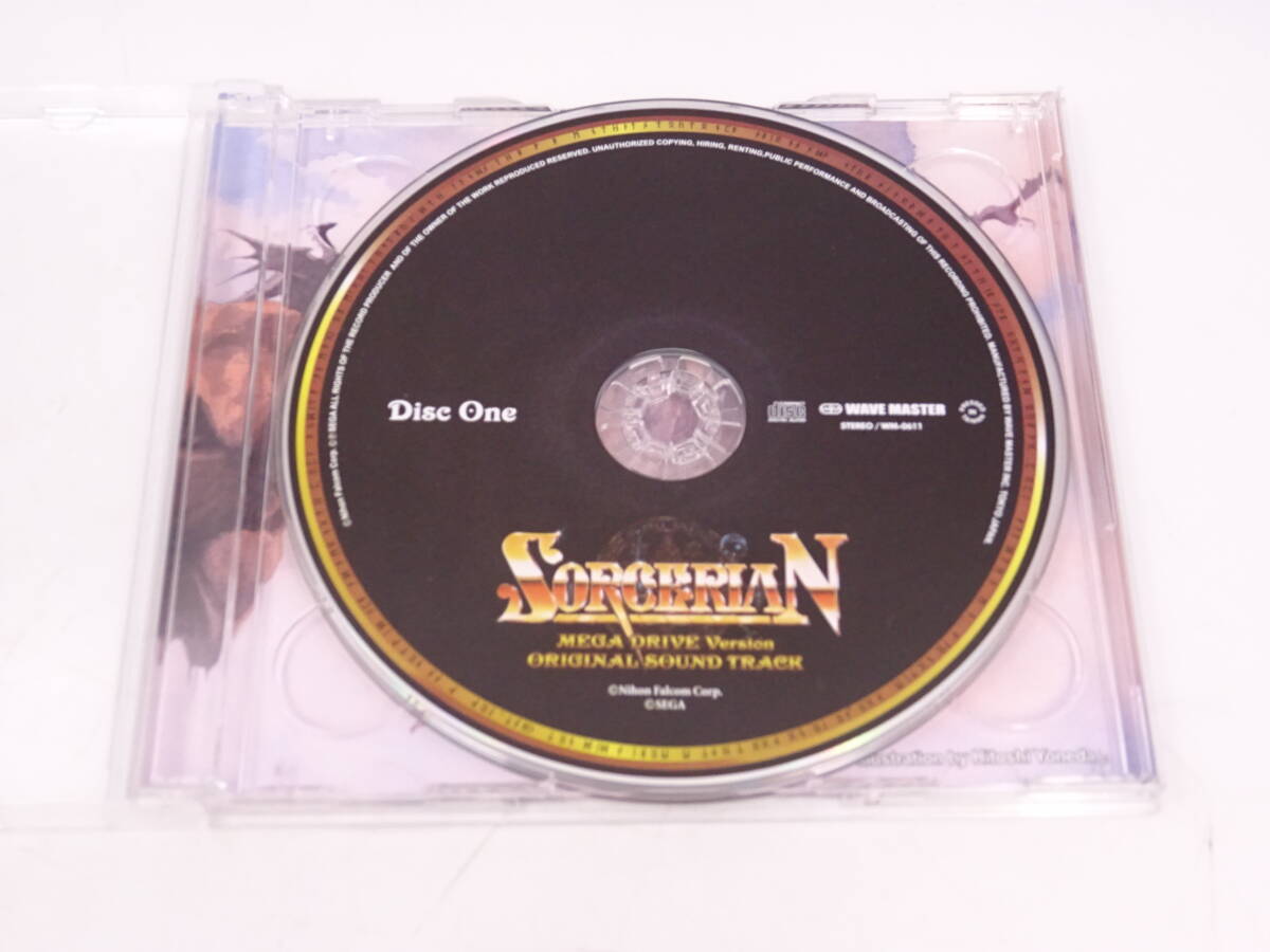 AA1434/動作品 ソーサリアン メガドライブ バージョン オリジナル サウンドトラック/箱 帯 付/SEGA MD CD サントラ 保管品の画像2