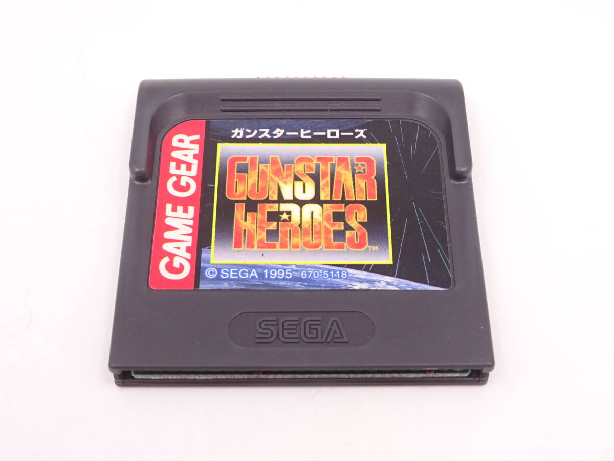 AA1437/セガ ゲームギア ソフト ガンスターヒーローズ/GUNSTAR HEROES/SEGA GAME GEAR GG ゲーム 保管品の画像2