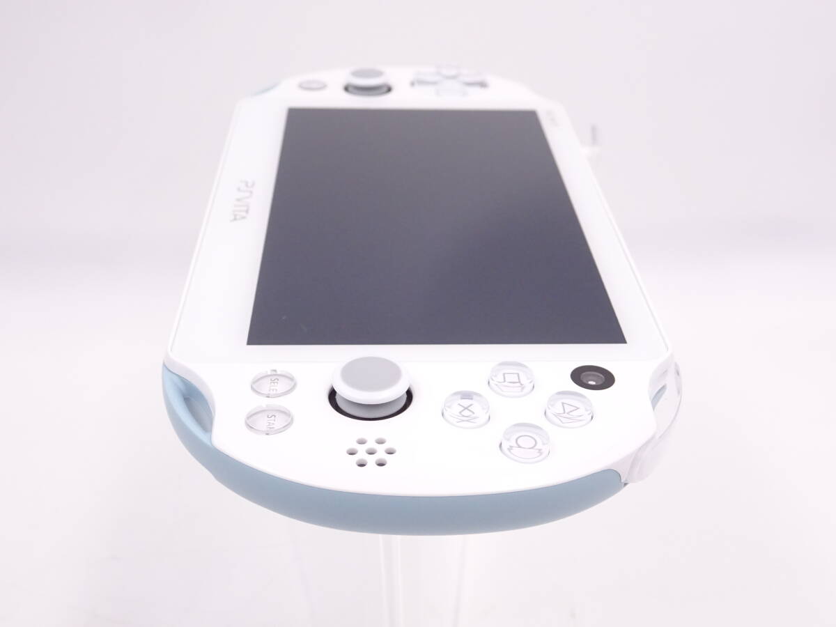 AA1530/未使用 ソニー PS VITA 本体 PCH-2000/ライトブルー ホワイト 箱 取説 付他/SONY PlayStation Vita ゲーム 保管品