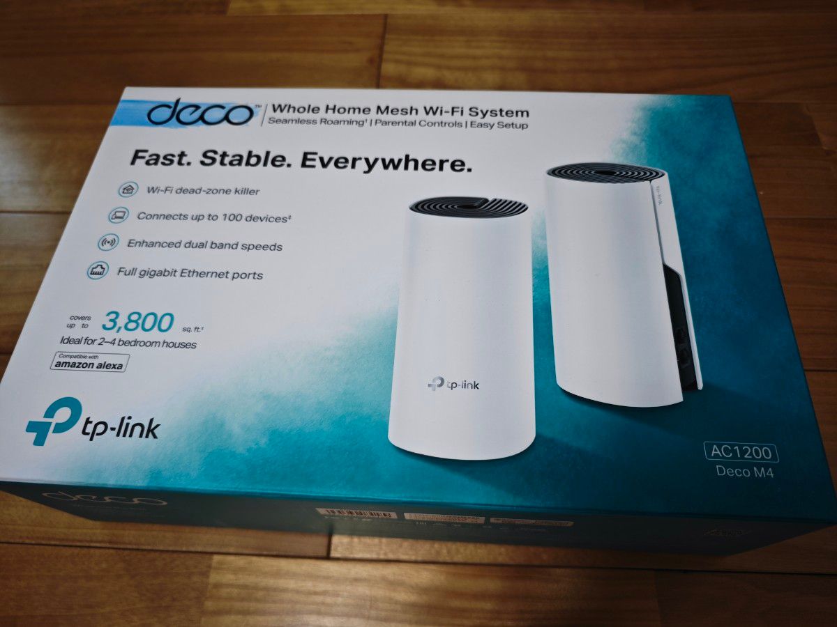 TP-LINK Deco M4 2ユニット AC1200 メッシュWi-Fiユニット