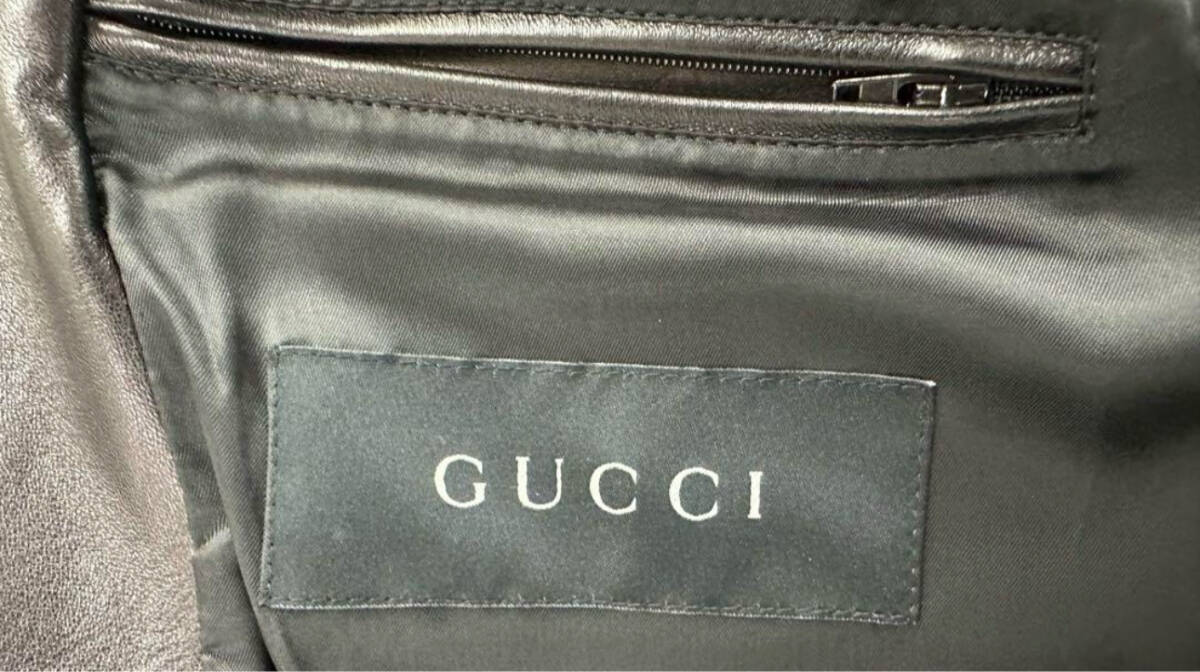 GUCCI グッチ Tom Ford期 レザージャケット A-1の画像5