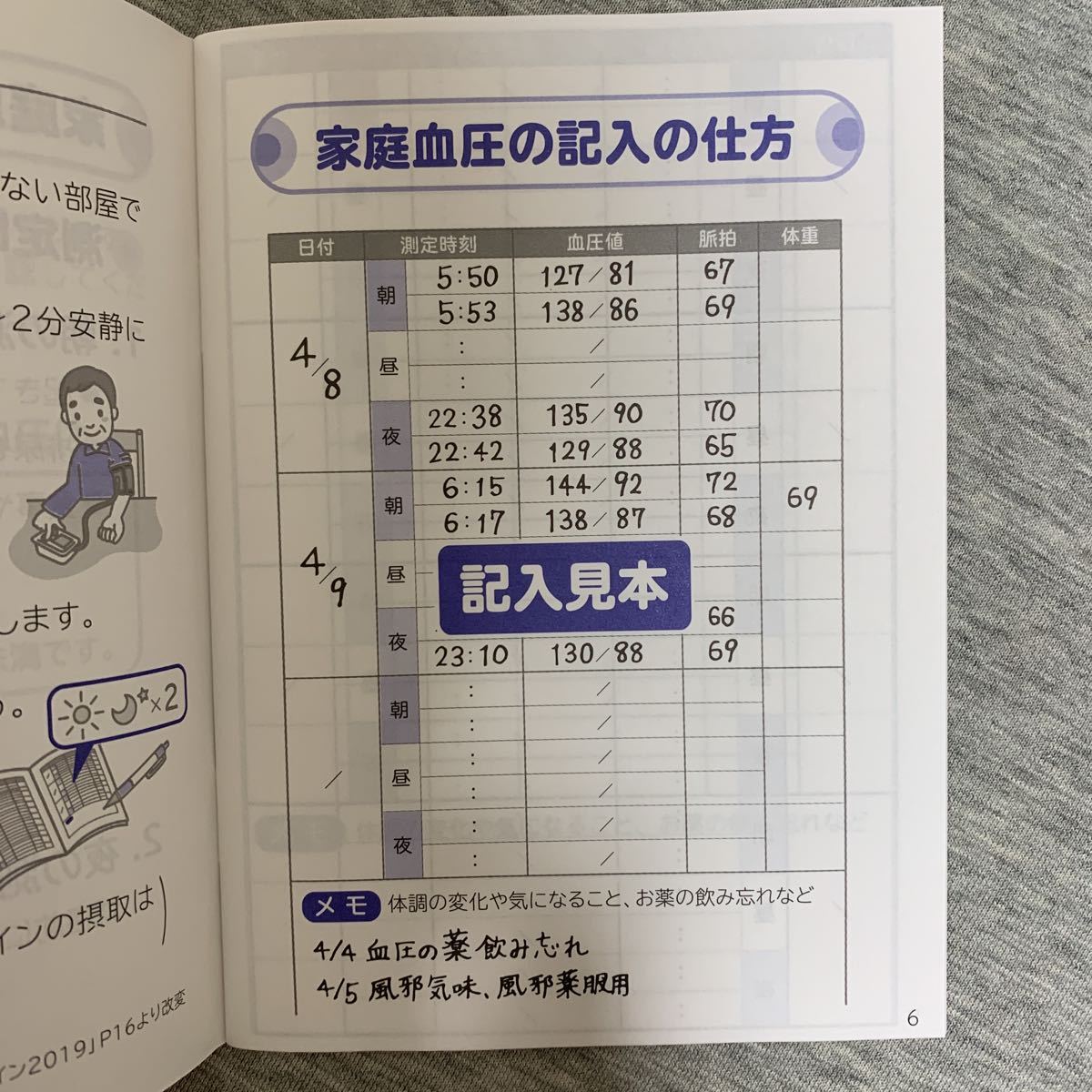【送料無料】血圧手帳10冊