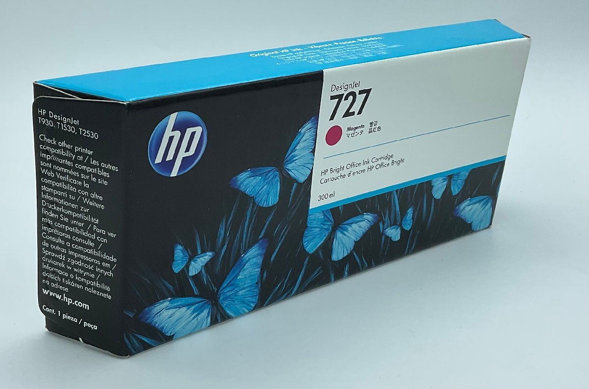 新古品 日本HP HP 727 マゼンタ 300ml 型番:F9J77A 保証期限2022年５月の画像2