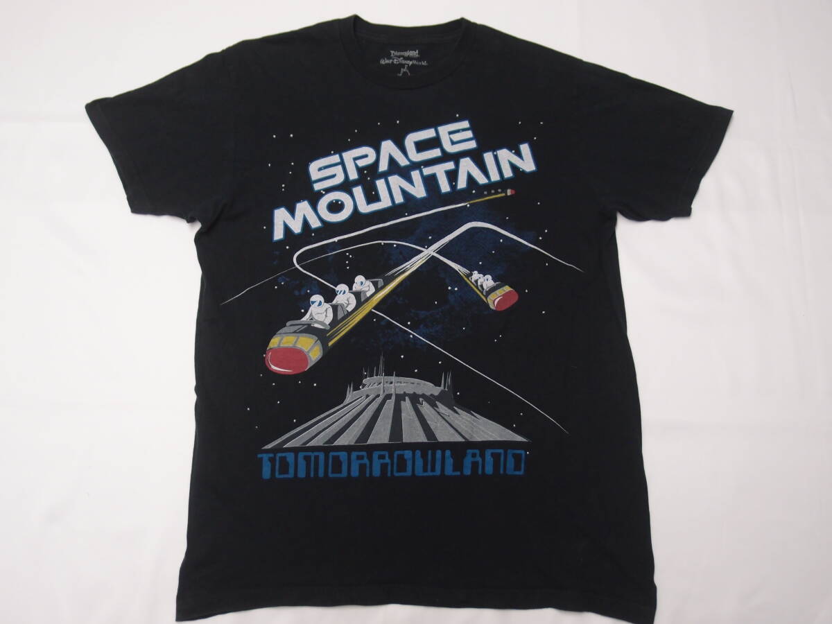 ◆古着卸USA■Disney☆Tシャツ★★★L Space Mountain  アメリカ直輸入 SALE お見逃しなく!の画像1