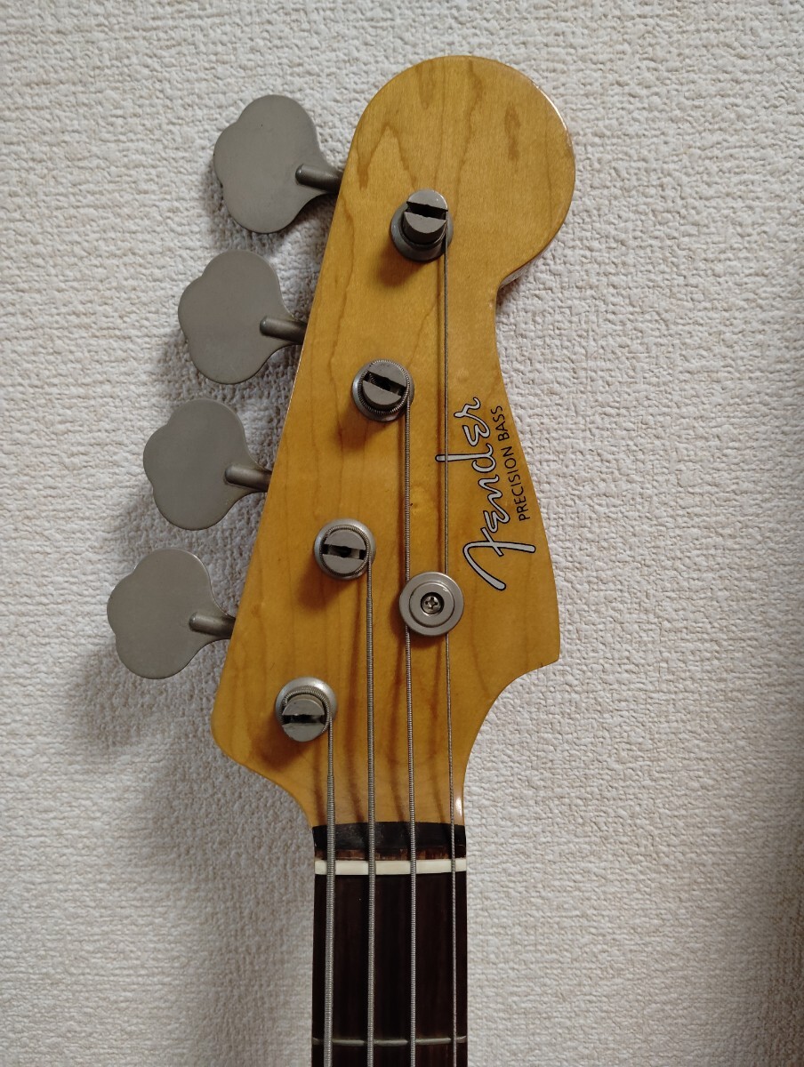 フェンダー Fender PRECISION BASS エレキベース全長約:117cm重さ約:kgハードケース付き ジャンク品 現状販売の画像3