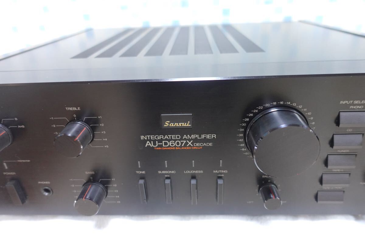 SANSUI サンスイ AU-D607X DECADE プリメインアンプ 動作品の画像7