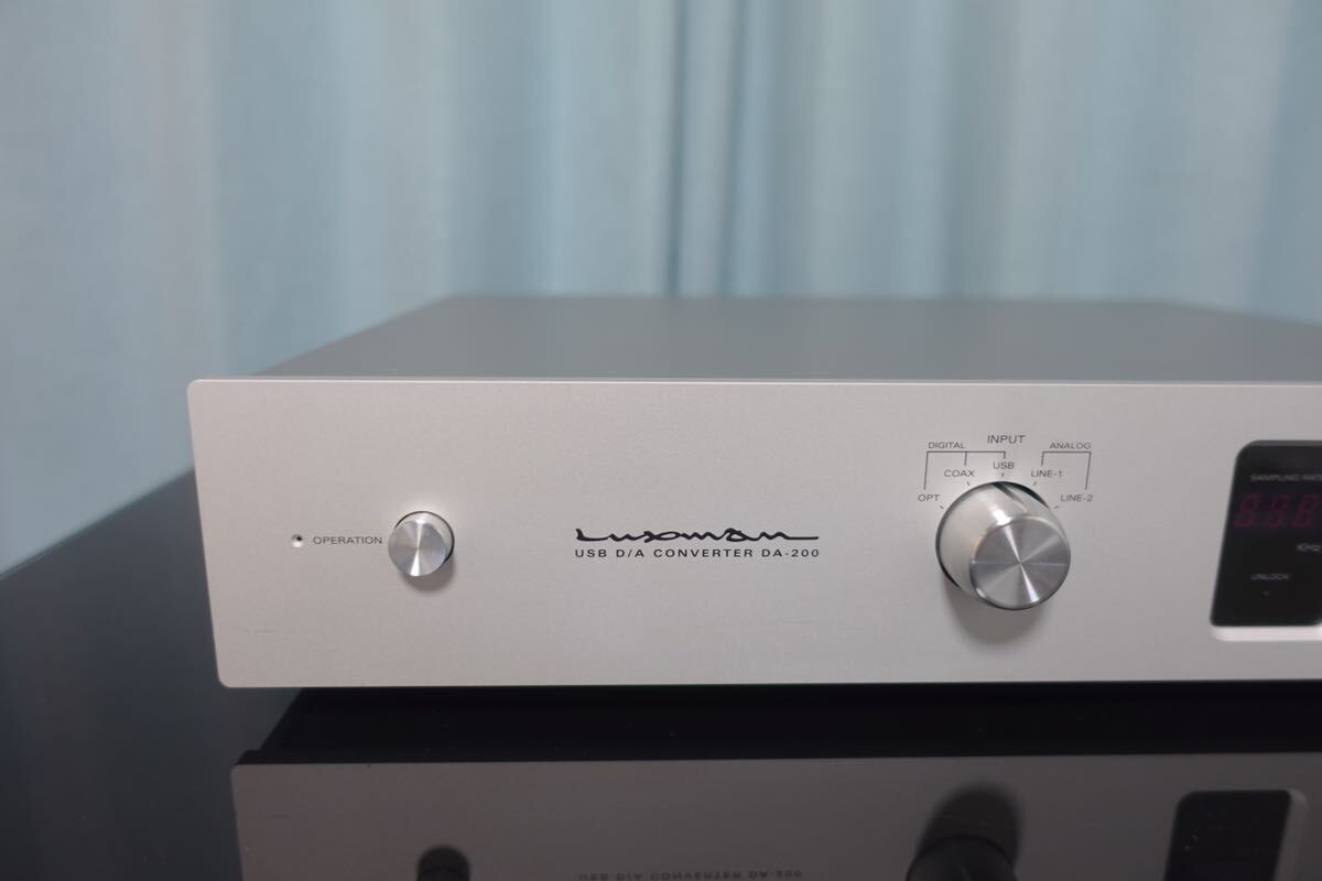 LUXMAN ラックスマン DA-200 USB DAコンバーター 動作品の画像2