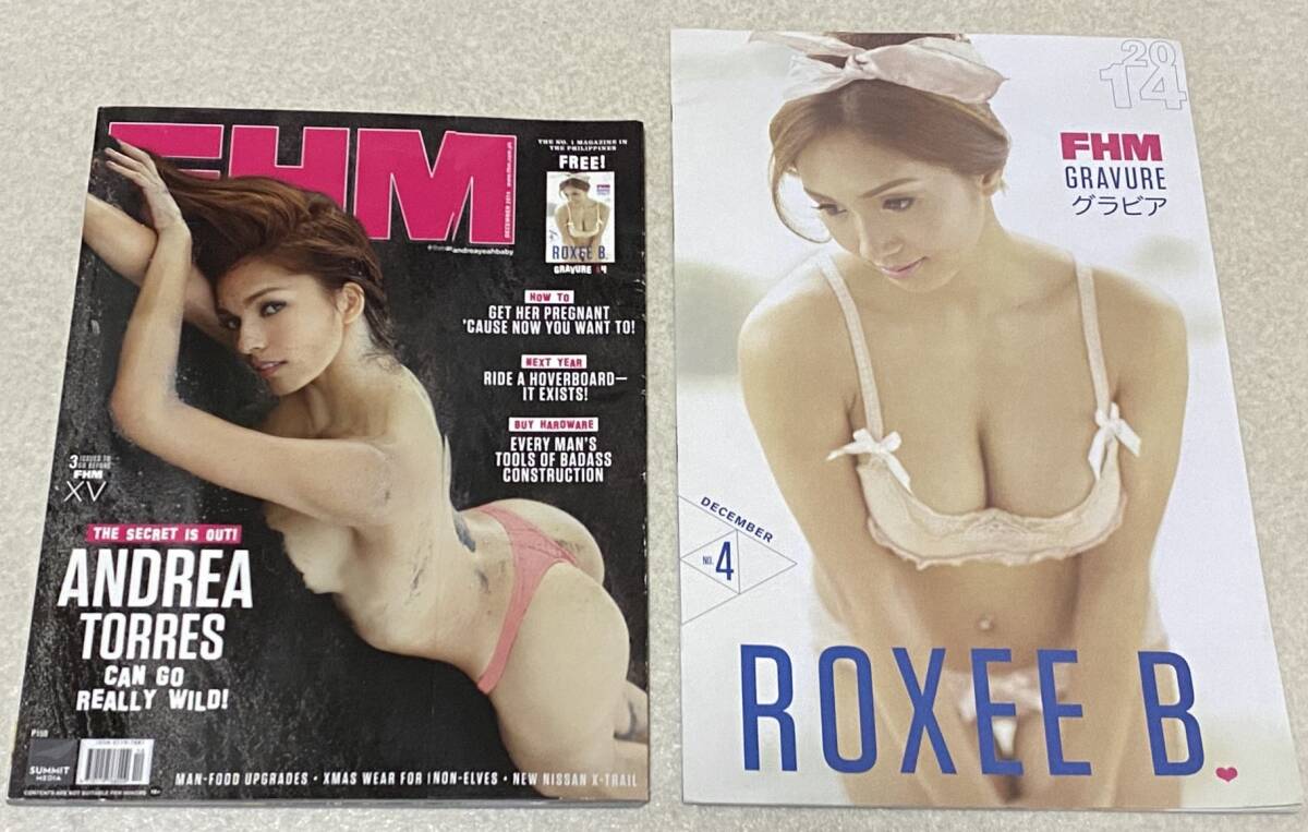 L7/ 洋書雑誌 FHM 2014年12月号 / 別冊 ROXEE B グラビア付きの画像1