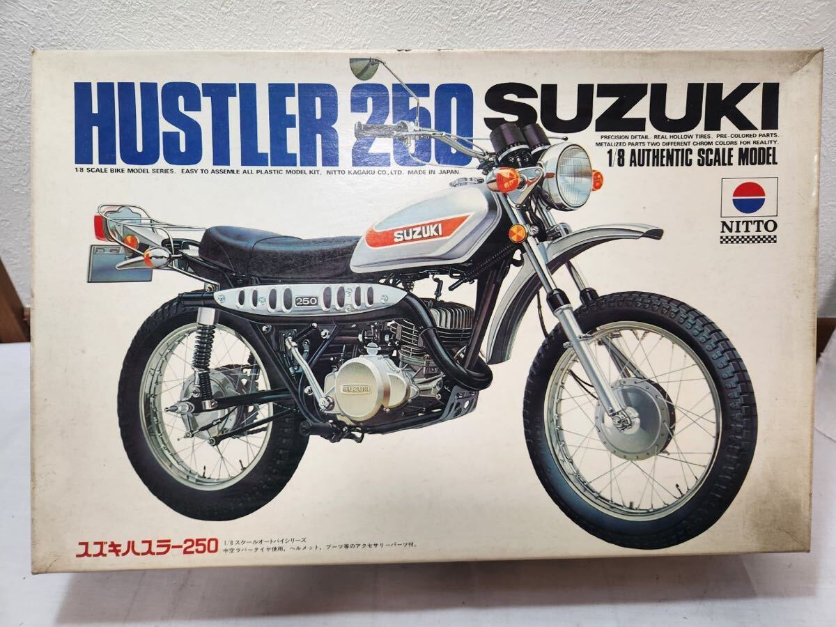NITTO 1/8 Suzuki Hustler 250 plastic model SUZUKI HUSTLER
