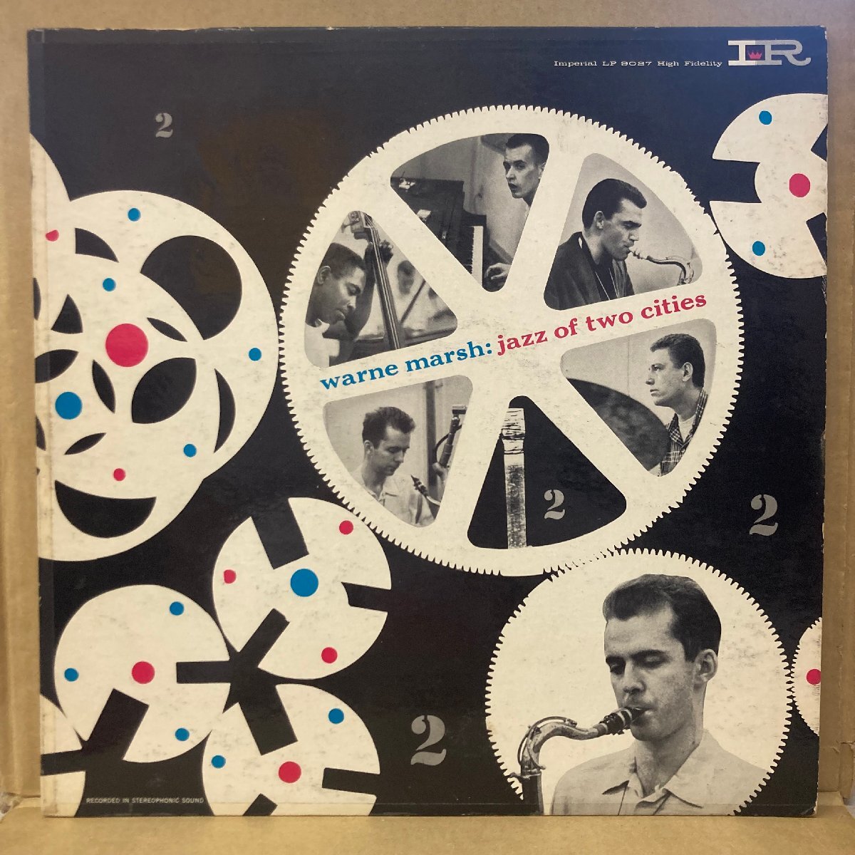 WARNE MARSH /JAZZ OF TWO CITIES /LP9027 /US-ORIGINAL★送料着払い★URT_画像1