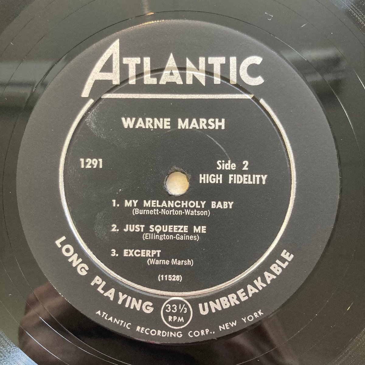 WARNE MARSH /WARNE MARSH /1291 /US-ORIGINAL★送料着払い★URT_画像4