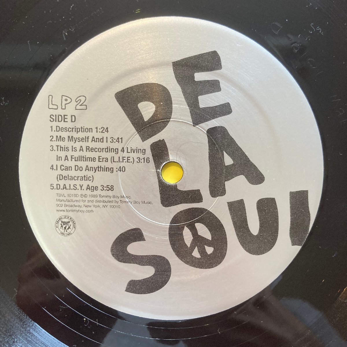 DE LA SOUL /3 FEET HIGH AND RISING /TBVL1019 /US盤 /2LP★送料着払い★URT_画像6