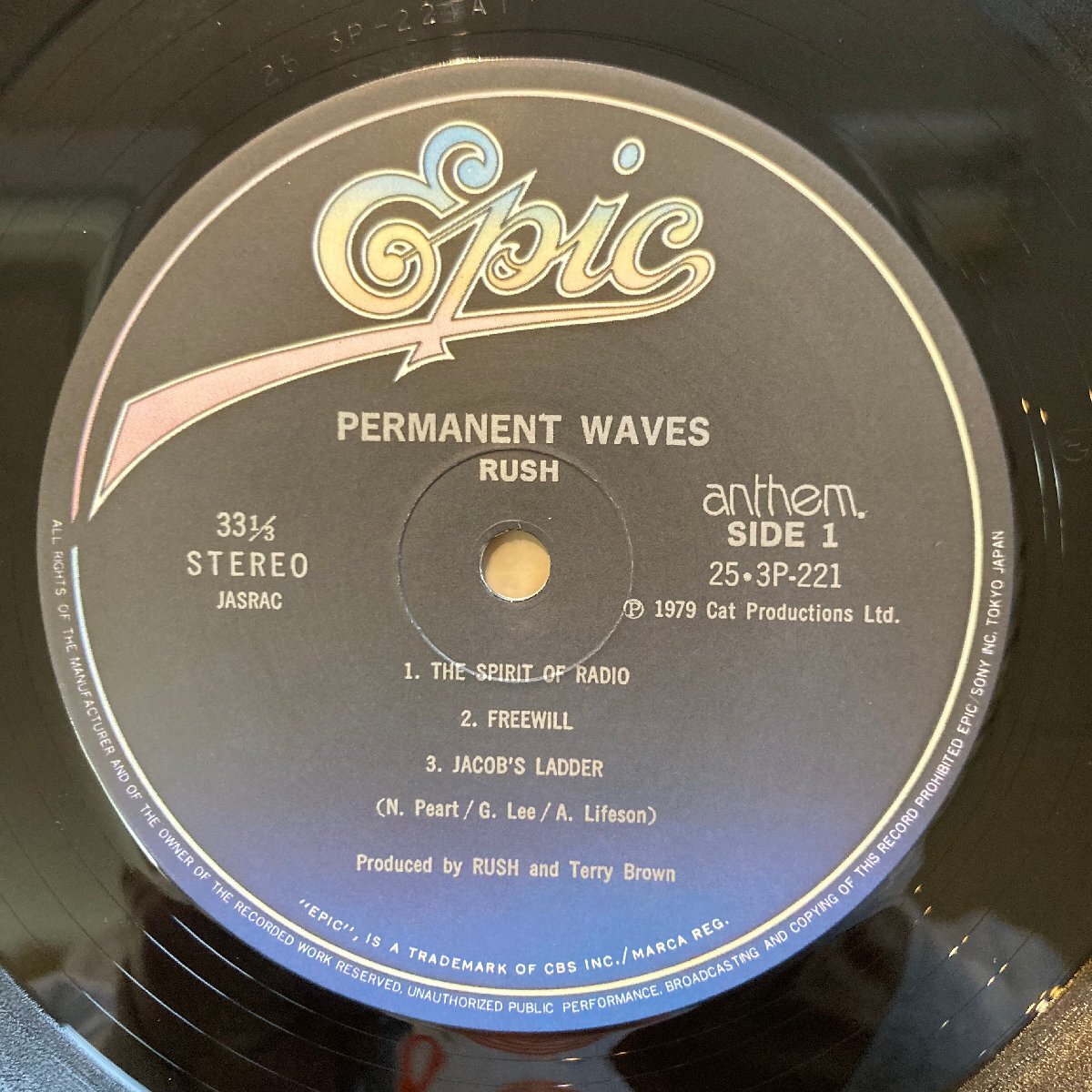 RUSH /PERMANENT WAVES / 永遠の波 /253P221 /国内盤★送料着払い★URTの画像4