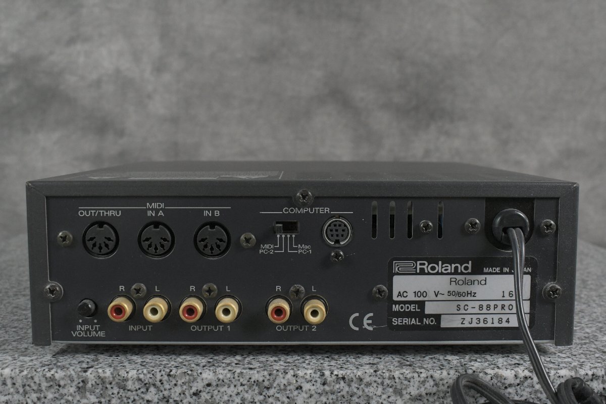 Roland ローランド SOUND Canvas SC-88 Pro MIDI 音源モジュール【現状渡し品】★Fの画像5