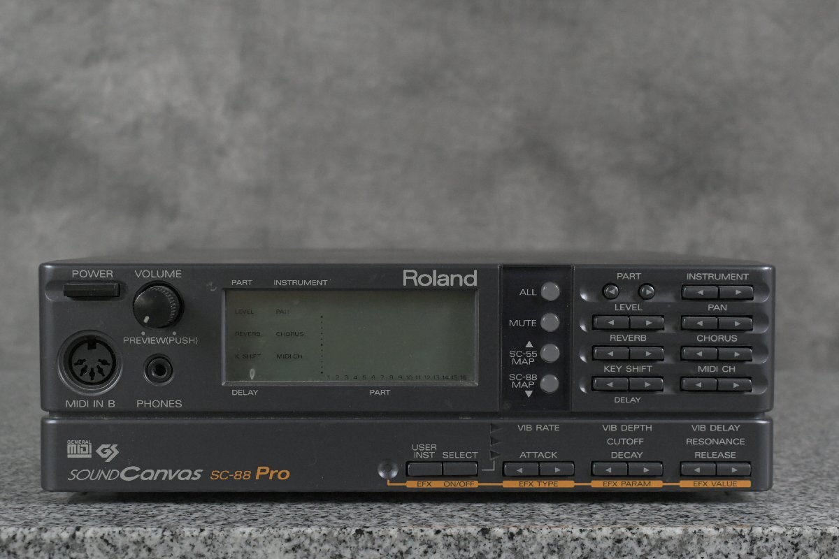 Roland ローランド SOUND Canvas SC-88 Pro MIDI 音源モジュール【現状渡し品】★Fの画像2
