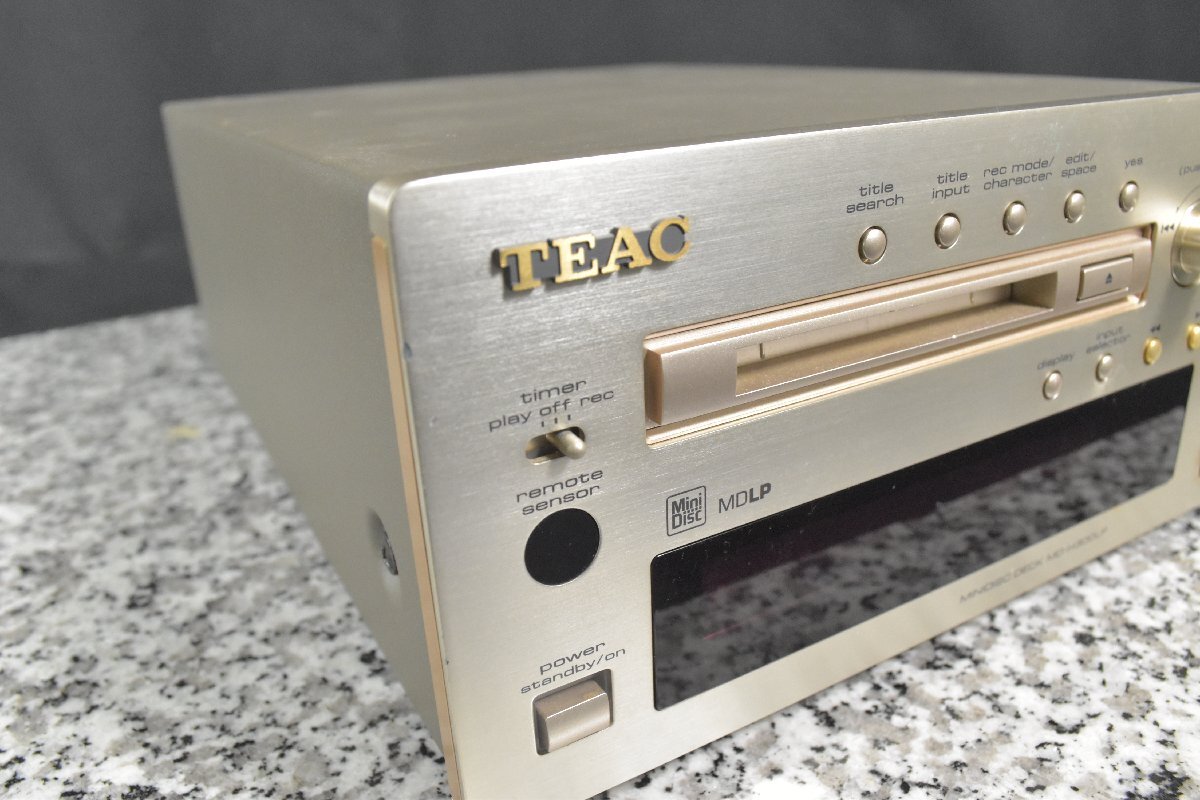 TEAC ティアック MD-H300LP MDデッキ【現状渡し品】★F_画像10