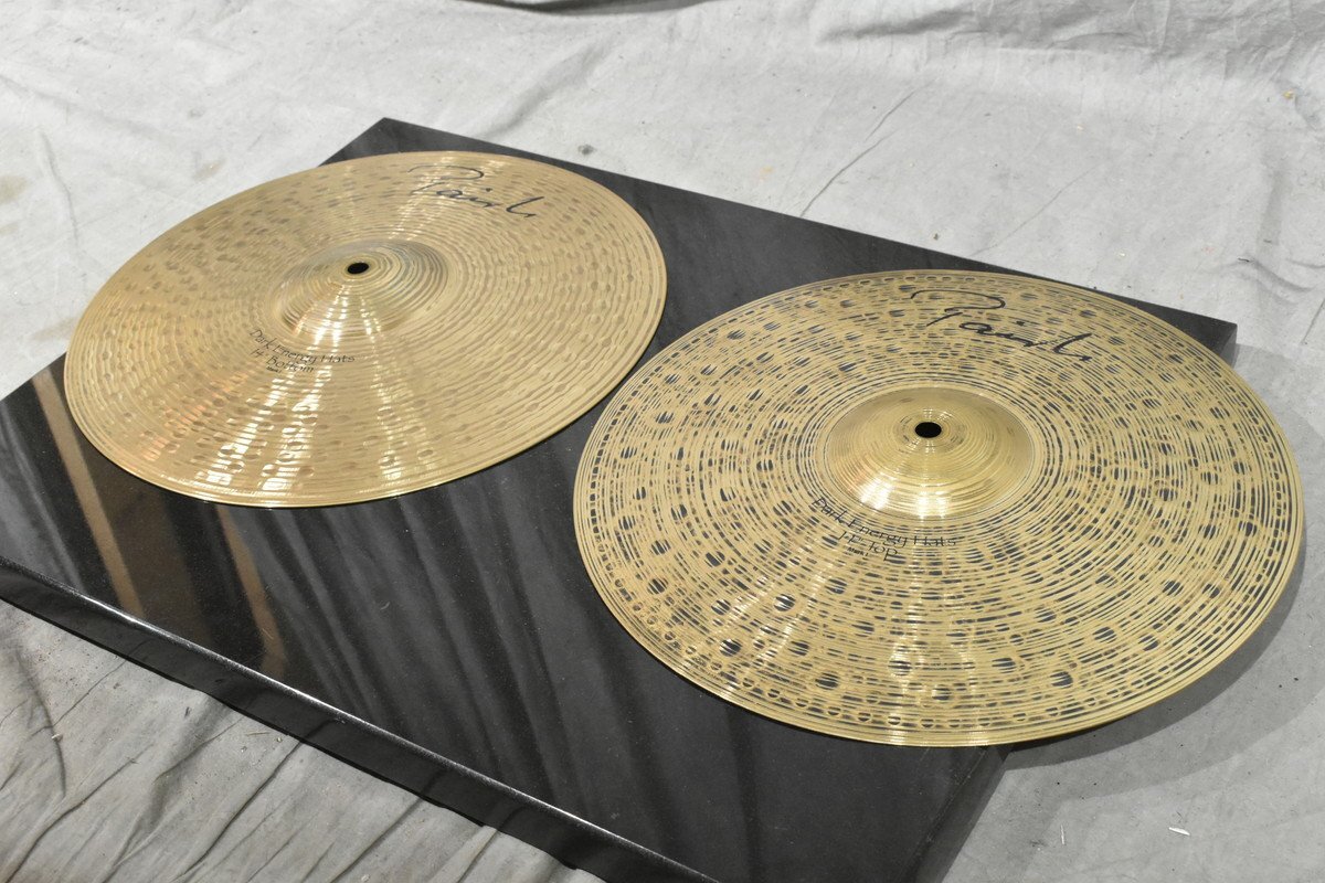 PAISTE/パイステ ハイハットシンバル ペア Dark Energy Hats 14インチの画像1