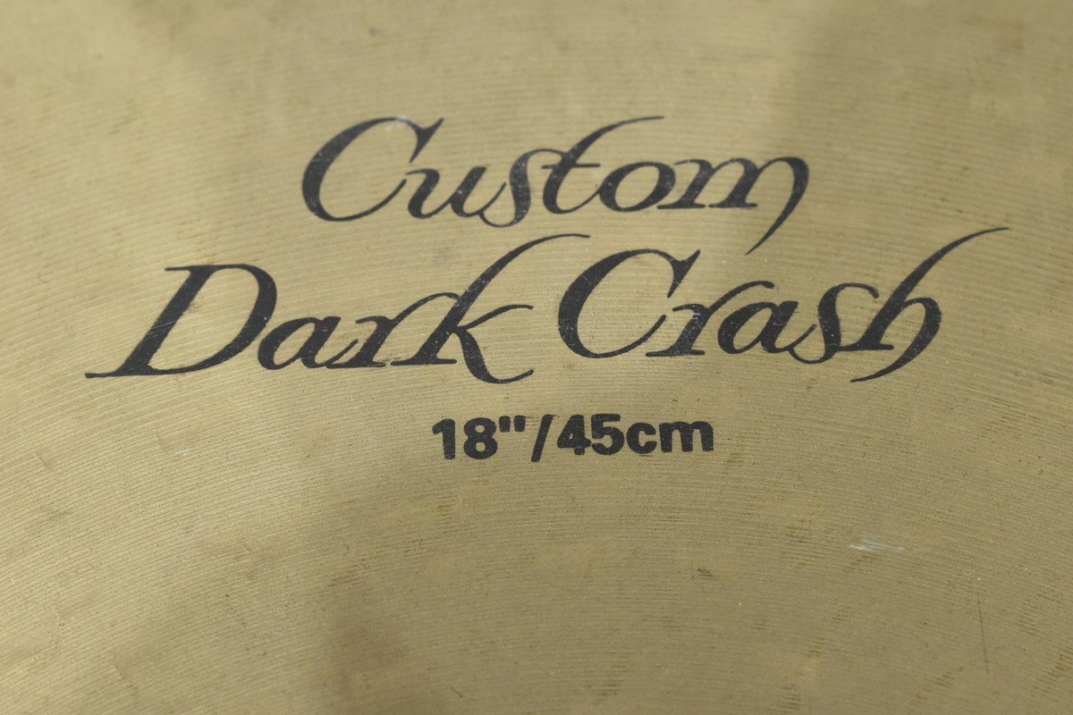 Zildjian/ジルジャン クラッシュシンバル Custom Dark Crash 18インチの画像3