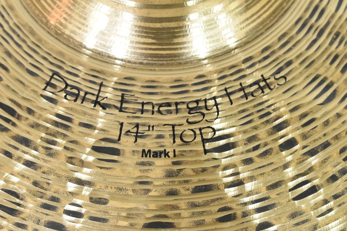 PAISTE/パイステ ハイハットシンバル ペア Dark Energy Hats 14インチ_画像5