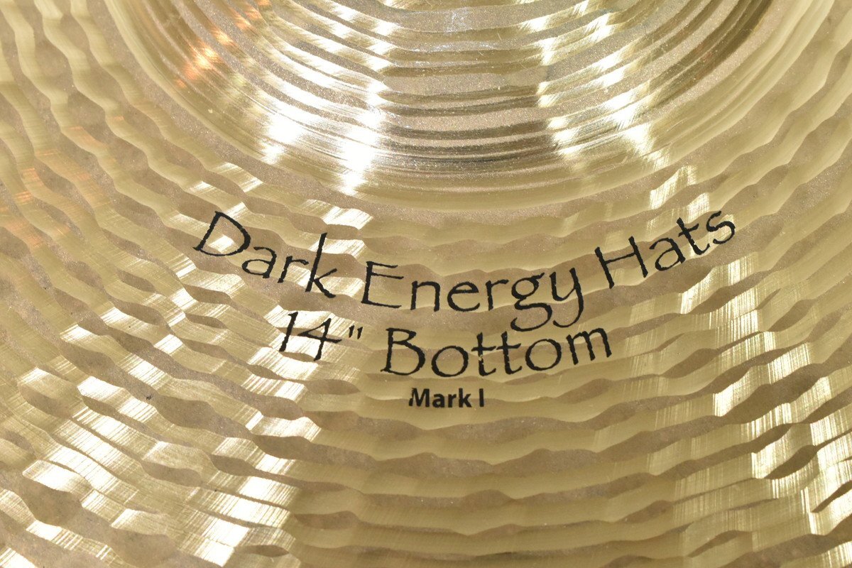 PAISTE/パイステ ハイハットシンバル ペア Dark Energy Hats 14インチ_画像9