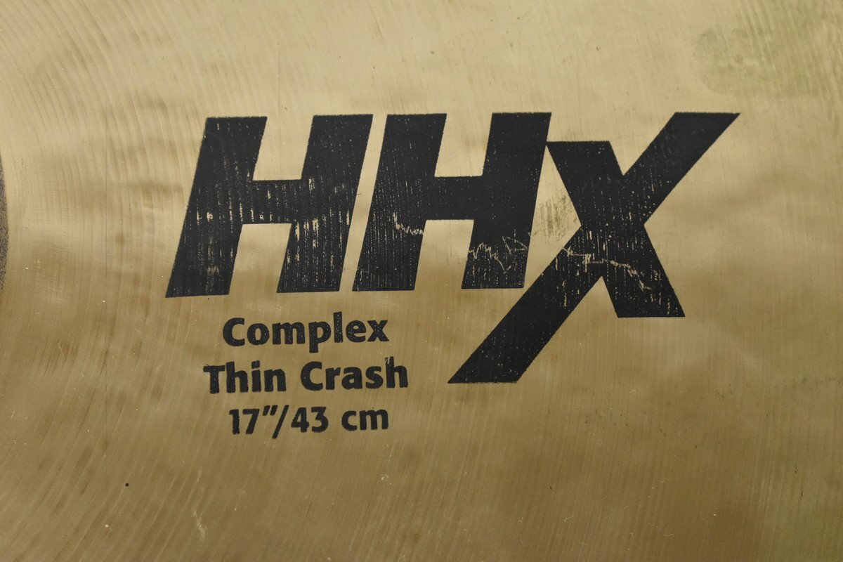 SABIAN/セイビアン クラッシュシンバル HHX Complex Thin Crash 17インチの画像3