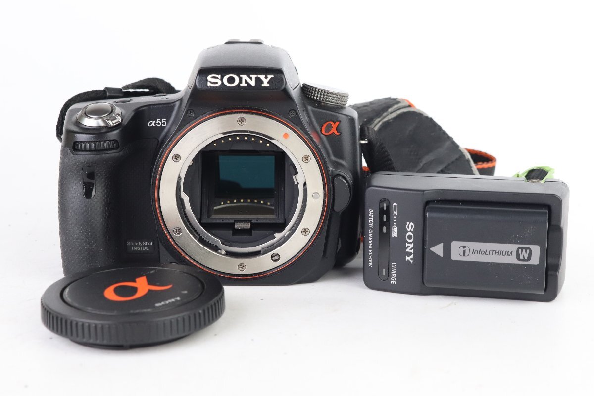 SONY ソニー α55 (SLT-A55V) デジタル一眼 ボディ ブラック ★F